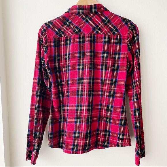 Aritzia TNA Plaid Classic Fit Flannel Shirt - Picture 2 of 4